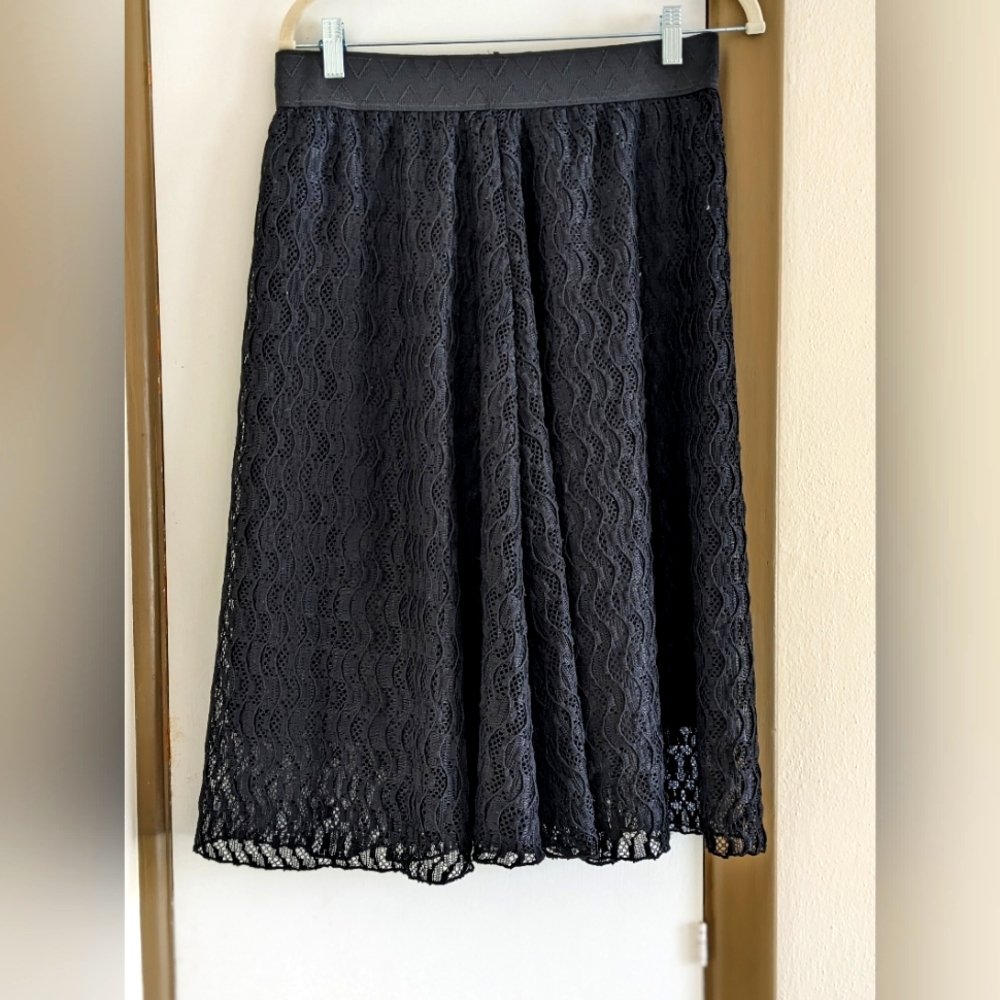 LuLaRoe Black Skirt - Large